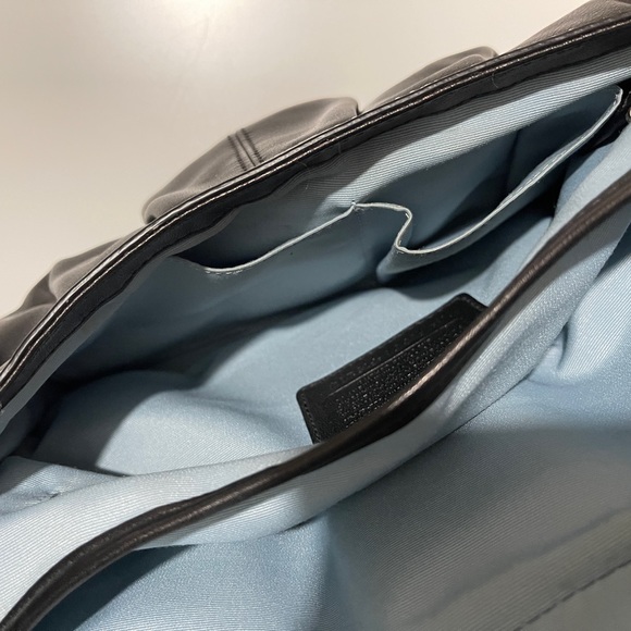 Coach Soho Pleated Buckle Shoulder Bag in Metallic Black - Picture 11 of 12